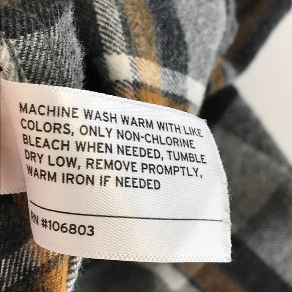 Duluth Trading Co Free Swingin' Flannel Relaxed Fit Shirt Men's 2XL Plaid Cotton - Picture 12 of 13